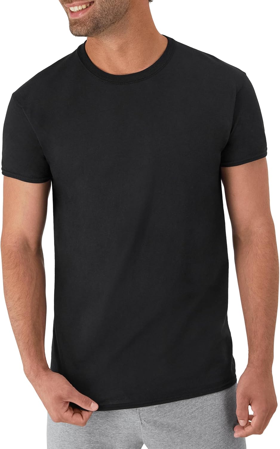 Hanes Stay-Tucked Cotton Tees