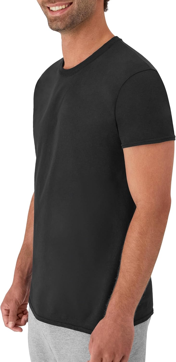 Hanes Stay-Tucked Cotton Tees